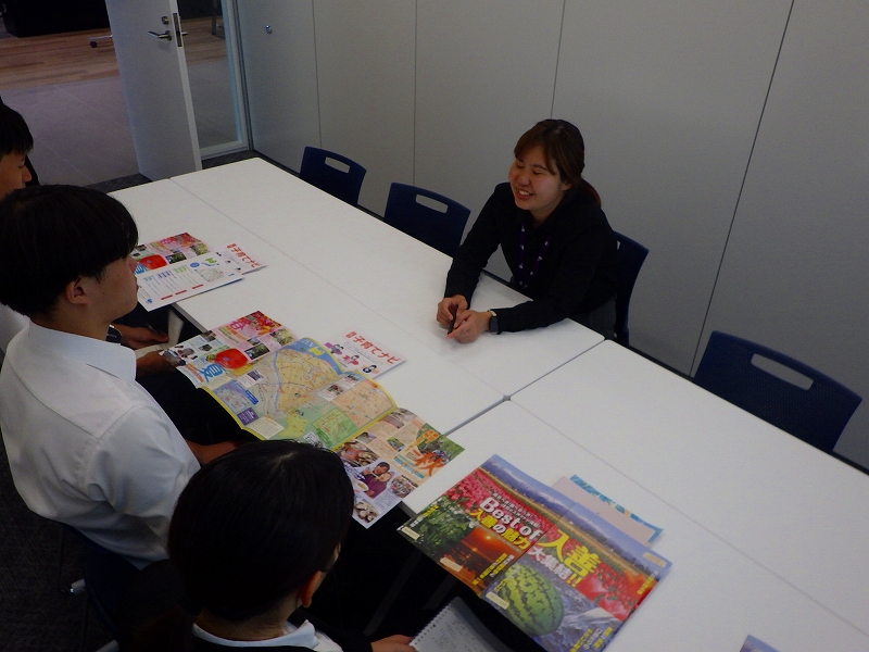 キラキラ商工観光課の事業説明を受けました