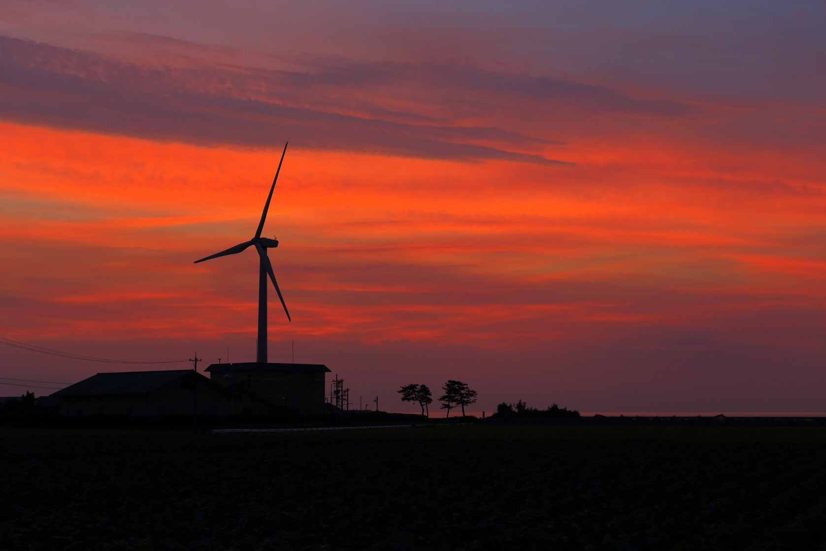 入善浄化センターの風車